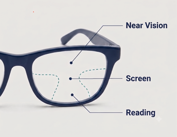 What are progressive reading glasses?